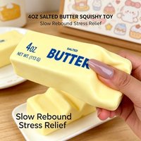 Shapeable Sticky Butter Stick Squishy Fidget Toy Super Soft Slow Rebound Squeeze Cute Portable Adult Sensory Stress Relief Toy