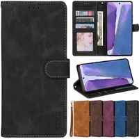 Wallet Card Slot Magnetic Flip Leather Case For Samsung Galaxy Note 20 Ultra 10 Lite 9 S8 S9 S10 S20 S21 A05s A06 A07 A14 A26