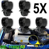 5pcs Bonnet Rod Hood Support Prop Stay Clip Holder Clamp 1180216 For Vauxhall Opel Astra G Zafira A Omega B Combo C Fastener