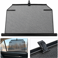 Automatic Retractable Car Window Sunshade Heat Insulation UV Block Privacy Screen Easy Pull Down For All Cars