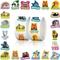 500pcs Funny Animal Reward Stickers for Students Teacher Stickers Motivational Award Class Cute Incentive Inspiration Posit