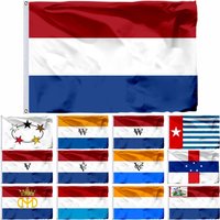 NL Historical Flags Dutch East India Company & Dutch East Indies Flag New Guinea Netherlands Antilles Banner