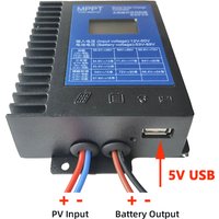 MPPT Solar Boost Charge Controller 380W 10A 48V 60V72V Solar Controller Lead Acid/lithium Battery Car Solar Battery Charger