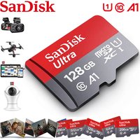 Sandisk 512GB 256GB Memory Card 128GB 64GB 32GB TF Micro SD Class A1-10 UHS-1 Flash Memory Microsd