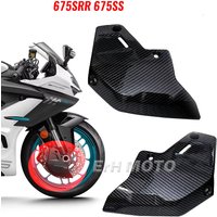 FOR CF 675SR-R 675SRR 675SS Original Parts Front Caliper Left and Right Vent Hood Carbon Fiber texture Vent Hood