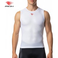 RION Męska Kamizelka Kolarska Bez Rękawów Oddychająca Siateczkowa Bielizna Termoaktywna Odzież Rowerowa Rower Szosowy Sporty na Świeżym Powietrzu