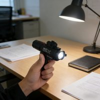 Neue 2-in-1 X400 Hochleistungs-Taschenlampe Laserpointer Passend für 20mm Schiene Spielzeug Airsoft Waffen Jagd CS Wettkämpfe Spiele Batterie Nicht En