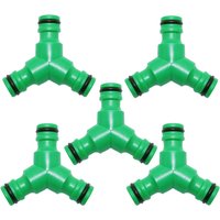 15Pc Joint Repair Connector 1/2'' Garden Hose Tubing Fitting Pipe Quick Coupling Drip Irrigation Watering System for Greenhouse