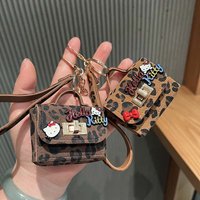 New Retro Leopard Print Fashion Trend Spicy Temperament Creative Accessories Bag Pendant Portable Keychain Gift For Girlfriend