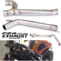 Motorcycle Exhaust Muffler Middle Pipe For Yamaha FZ-6N FZ-6S FZ6 S2 Fazer 600 2004-2009 Exhaust Link Pipe FZ6S FZ6N Fazer600 S2