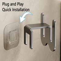 1/2/3pc Aluminum Non Punched Slipper Rack, Used for Hanging Slippers, Space Saving Storage Rack, Used in Bedrooms and Bathrooms