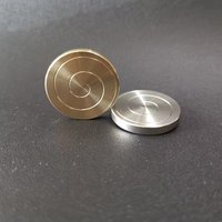 Circle Spinning Good Luck Gyro Pocket Decompression Toy Stainless Steel Fingertip Spinning Gyro Reduce Pessure Gift Toys