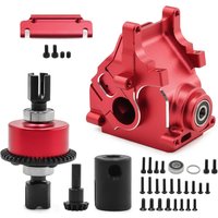 42T Diff & Gearbox Case with 15T Main Gear for ARRMA 1/7 Mojave Infraction Limitless 1/8 Kraton Notorious Outcast Typhon 6S BLX