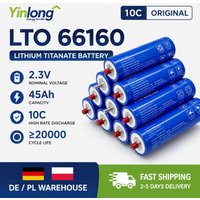 Ersatzakku für Yinlong 66160 2,3V 45Ah LTO Lithium-Titanat-Batteriezelle für DIY 12V 24V 48V Solarenergiespeicherbatterie