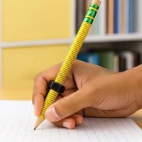 Stress Relief ADHD Pencil Enhances Focus Relieve Anxiety Rotating Pen Threaded Fidget Pencil for Autism Kids Student Stationery