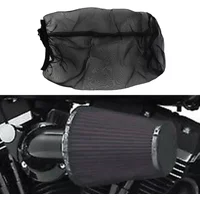 Motorcycle Air Filter Heavy Breather Rain Sock Black Protective Cover For Harley Air Cleaner Kits Original Breather