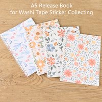 A5 Sticker Collecting Book DIY Washi Tape Storage Release Book Stationery Sticker Collection Girls Dairy Sticker Storage Book