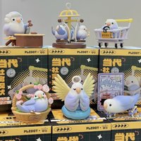 Echte zeitgenössische soziale Geflügel-Serie Kawaii Blind Box trendige kreative süße Spielzeug Ornament Überraschungsgeschenk für Sammlergeschenke