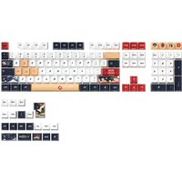 Ukiyo-E Side Backlight Keycaps 128 Keys PBT Material Cherry Profile Keycaps For MX Switch Mechanical Keyboard ISO ANSI Layout