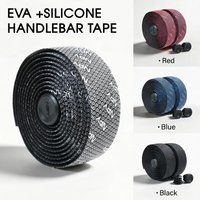 Silicone Road Bike Handlebar Tape Soft Shock Absorption Bicycle Tapes EVA Anti Slip Wear Resistant Cycling Drop Bar Wrap Straps