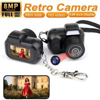 Svnouh Mini Keychain Camera 8MP Photo Tiny Digital Body Cameras Thumb Cam DV Micro Camcorder Camera Gift