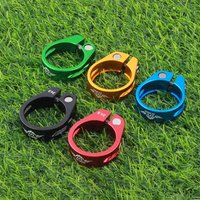 Durable CNC Aluminum Alloy Bike Seatpost Clamp 31.8mm 34.9mm Fixed Gear Quick Release Clamp Seat Post Clamp MTB