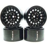 TxxRcss RC 1.9 Inch Beadlock Wheels Negative Offsets 10mm Rims Hex 12mm Aluminum Wheel for TRX4 TRX6 SCX10 Gen8 1/10 RC Crawler