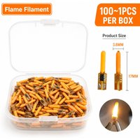 3V Led Flash Flame 100~1PCS Per Box Candles Edison LED Bulb Filament COB Diode Birthday Party Decoration Light Bulb Accessories