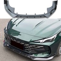 For MorrisGarages MG 2023 - 2024 MG7 Front Bumper Lip Separator High Quality ABS Material Three Sections Guard Spoiler Car Parts