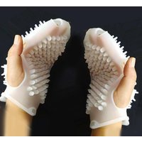 Shower Gloves Bath Scrub Remover Body Exfoliating Massage Shower Brush Silicone Bath Brush Skin Clean Silicone Bath Brushes