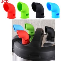 JCD 1pc Silicone Pressure Cooker Steam Diverter Release Valve Accessories 360 Rotating Kitchen Instant Pot Silicone Release Pipe