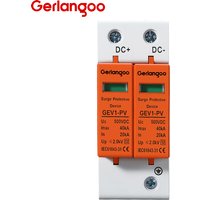 2P 10KA~20KA 20KA~40KA DC SPD Surge Protective Device 500V 600V 800V 1000V Solar PV Photovoltaic Lightning Arrester