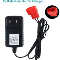 6V Scooter Charger for Kids Ride-On Toys and Cars BMX X6, Kid TRAX GMC, , Moto ATV Quad, Electric Vehicle Power Adapter