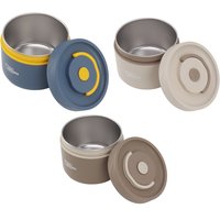 550ml Stainless Steel Insulated Bento Lunch Box Stackable 2 Tier Round Bento Lunch Box Stainless Steel Leakproof Food Container