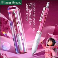 Hero P320 Star Angel Colorful Retractable Fountain Pen, Ergonomic Posture Correction Hidden Nib Pen, Student Handwriting