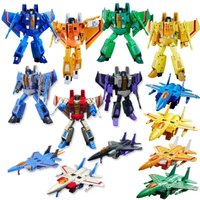 New Anime SS86 G1 Seeker Sunstorm Figure KO Transformation Thundercracker Starscream Skywarp Action Figures Model Toy Fans Gift