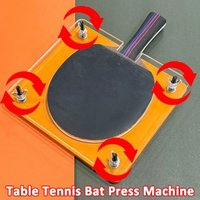 Table Tennis Bat Press Machine Rubber Flattening Clamp & Bonding Tool for DIY Ping Pong Bat Assembly Precise Rubber Bonding