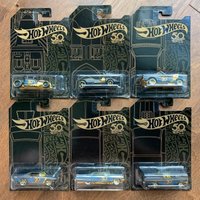 Hot Wheels 50Th Anniversary Black & Gold Set Die-Cast Cars Rodger Dodger 68 Dodge Dart 1/64 Diecast Model Cars Toys