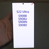 Ori S22Ultra 120Hz 6.8" Touch Screen Pulled Parts SUPER AMOLED Defective Display For Samsung S22 Ultra 5G S908B S908U S908B/DS