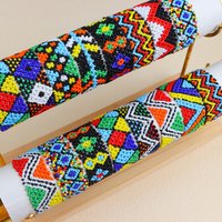 12Pcs/Lot Simple Elegant Multicolor Elastic Beads Wide Bracelets For Women Good Luck Birthday Party Jewelry Friendship Gifts