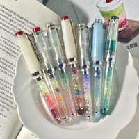 Jinhao 82 limited edition modified DIY glass dip Pen, Finely Polished smoothly writing pen EF Nib