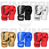 6-14z Boxing Gloves Kids Adult Breathable PU Leather Fighting Gloves Boxing Training Sanda Kickboxing MMA Gloves for Gym Outdoor