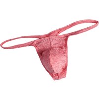 Soft Low Waist Men Thongs Thin Strap Underpants Men's Panties Solid Color Underwear Male Briefs Summer
