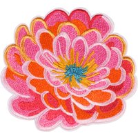 1pc Embroidered Flower Hot Melt Glue Patch for DIY Clothing Decoration Accessories