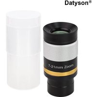 Datyson Zoom Eyepiece, 7–21 mm 1.25inch Telescope Zoom Eyepiece, Suitable for Astronomical Telescopes for Observing Planets and Nebulae