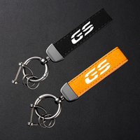 High-Grade Leather Suede Keychain Motorcycle Keyring For BMW R1250GS R1200GS F900GS F750GS F650GS F850GS G310GS R1300GS