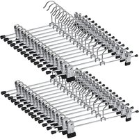 5/10pcs Stainless Steel Trouser Clip 28cm 2Colors Available Household Metal Pants Hanger Trouser Rack Pants Clip Cloths Hanger
