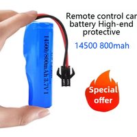 1-8 Pcs 3.7V 800mah 14500 AA Rechargeable Battery for Remote Control Toys Helicopter Car Train Motorcycle Toy Car Batteries