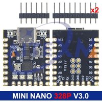 NANO V3.0 / Nano SuperMini Type-C Development Board Mini Board Atmega328p Ch340 Serial Port For Arduino