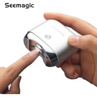 Seemagic Electric Nail Clippers Alloy Body Fully Automatic 2-in-1 Trimming & Grinding Tool Babies Adults Birthday Festival Gift